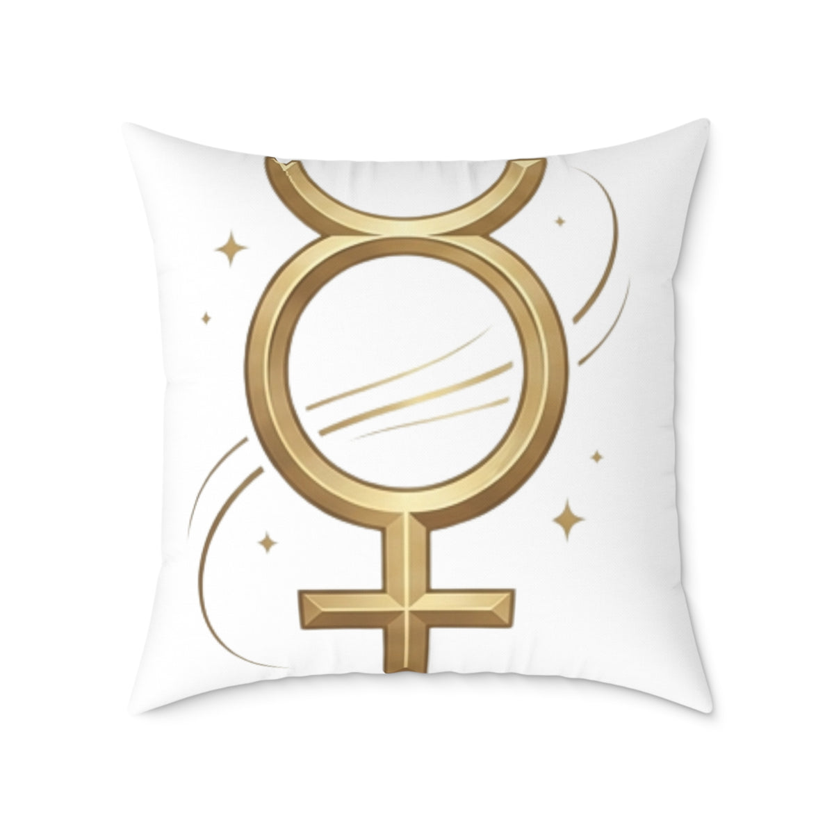 Astrological Virgo Zodiac Sign Square Poly Canvas Pillow