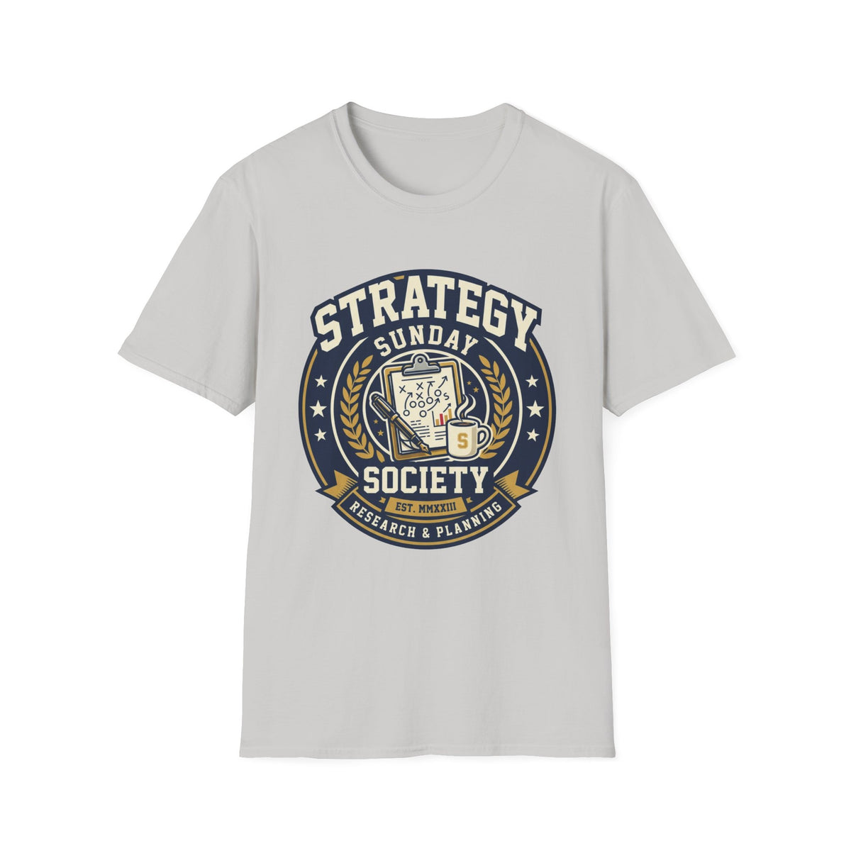 Strategy Society Sunday T‑Shirt — Retro Emblem Gaming / Strategy Club Tee - Trending Now - August 2026