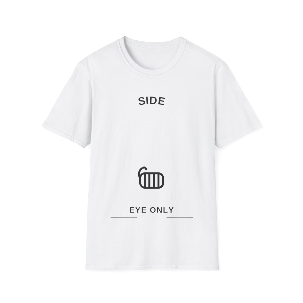 Side Eye Only Battery Graphic Tee, Funny Relatable Sarcastic Meme Shirt - Trending Now - September 2026