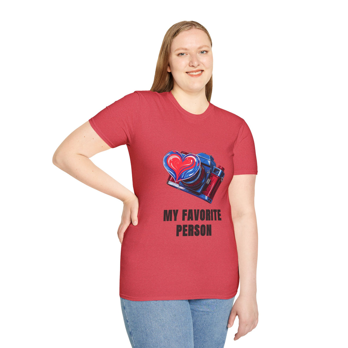 My Favorite Person Camera Heart T-Shirt — Photography Lover Graphic Tee - Trending Now - August 2026