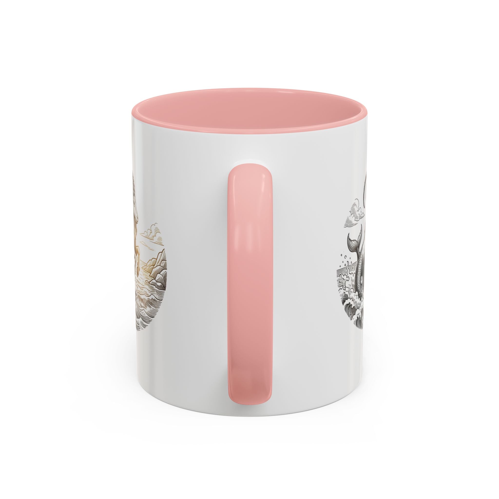 Capricorn Goat Mermaid Coffee Mug — Zodiac Capricorn Accent Mug