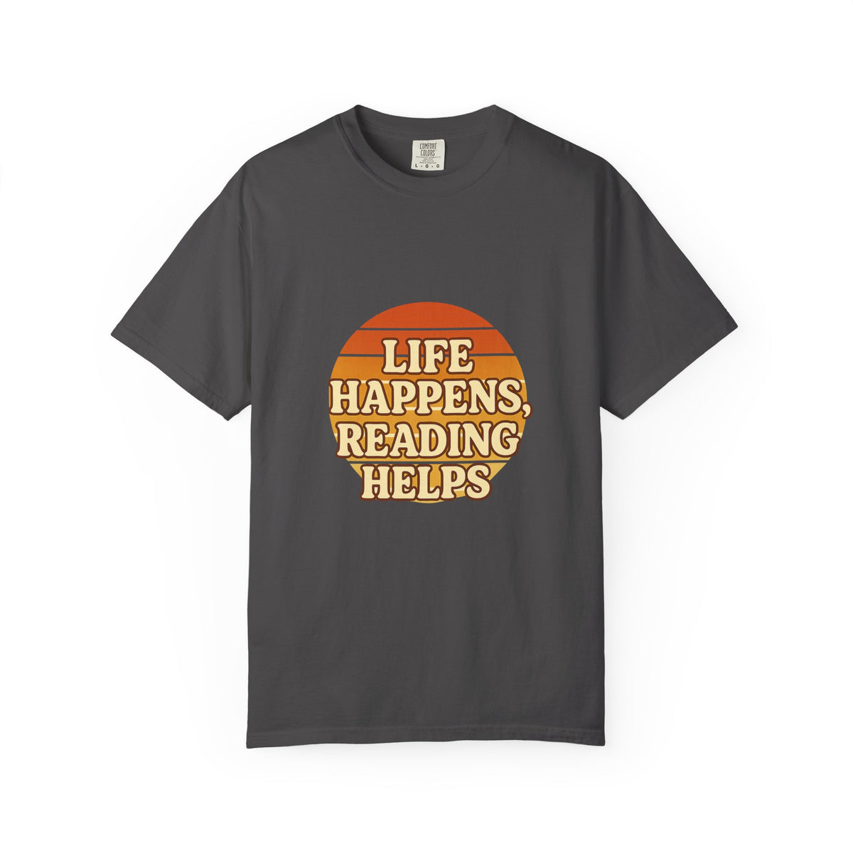 Reading Helps T-Shirt — "Life Happens, Reading Helps" Retro Book Tee - Trending Now - October 2026