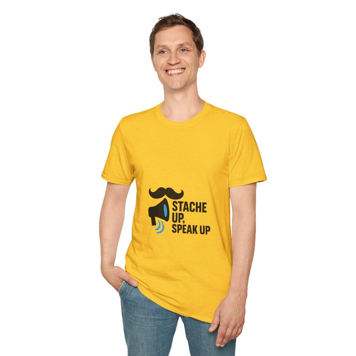 Stache Up Speak Up T-Shirt — Movember Awareness Mustache Tee - Trending Now - October 2026