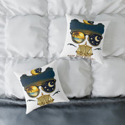 Libra Zodiac Balance But Not Basic Square Poly Canvas Pillow