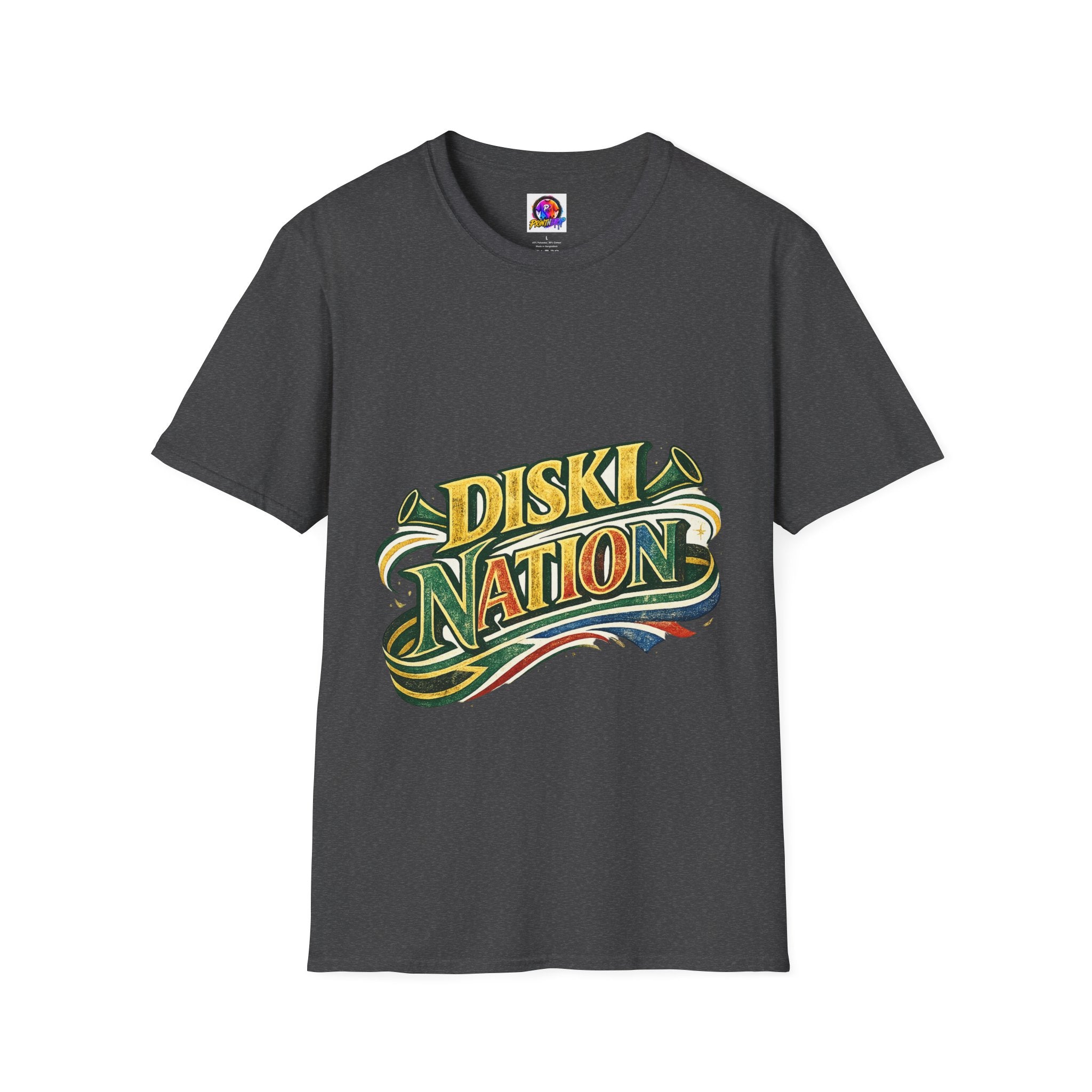 South Africa Diski Nation T-Shirt — Retro Reggae Graphic Tee