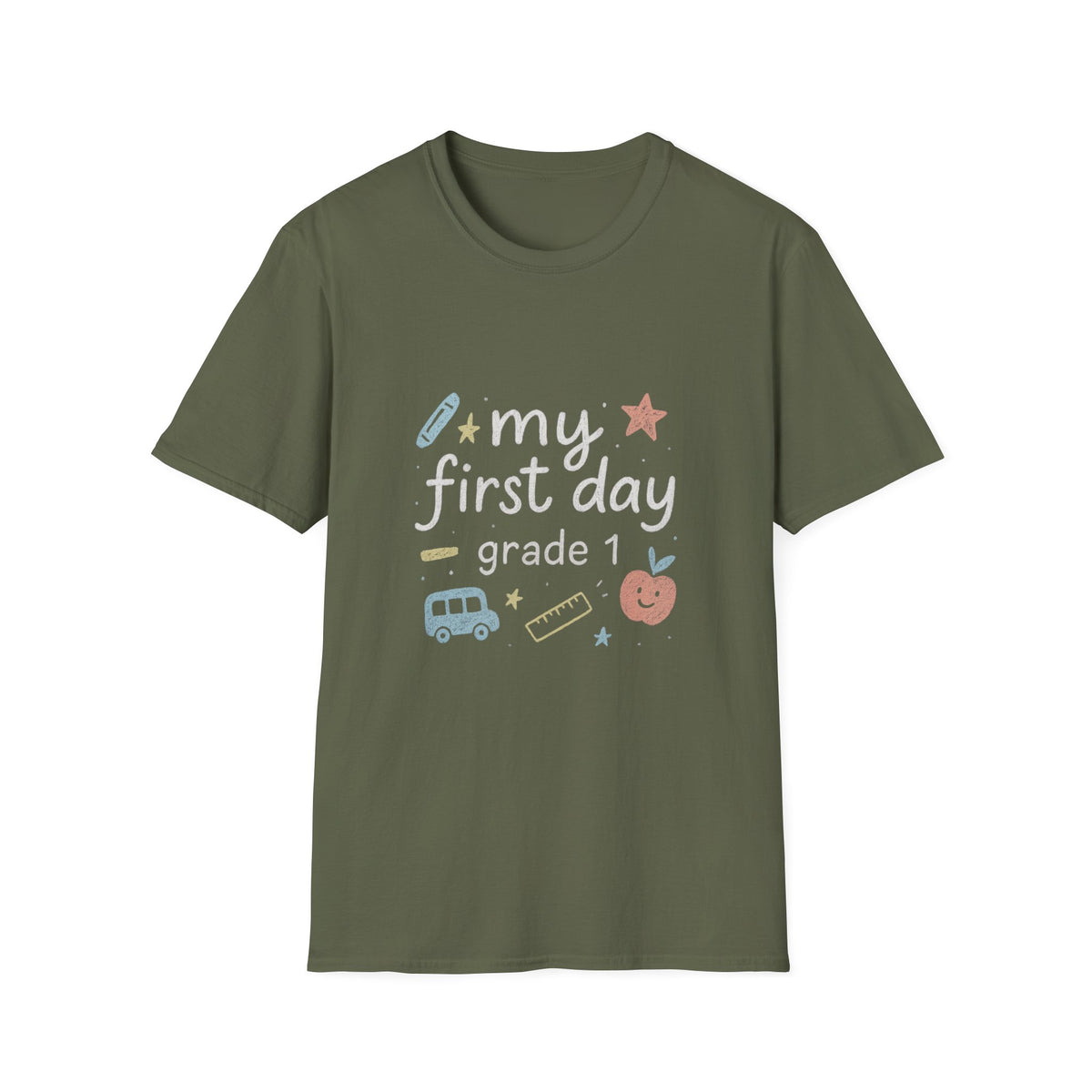 My First Day T‑Shirt — Cute Back-to-School Graphic Tee (My First Day, Grade 1) - Trending Now - August 2026