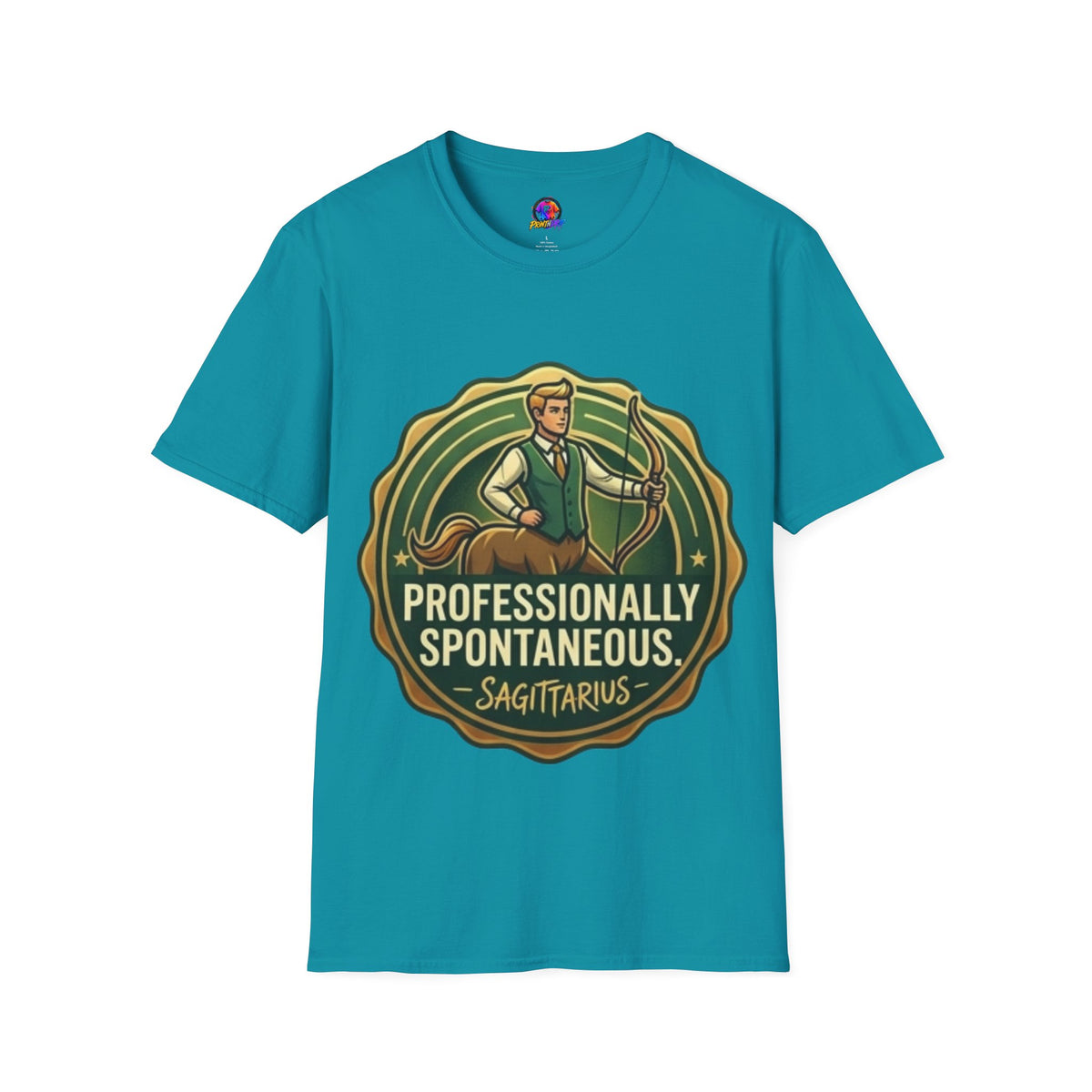 Sagittarius Archer T‑Shirt — "Professionally Spontaneous" Zodiac Tee