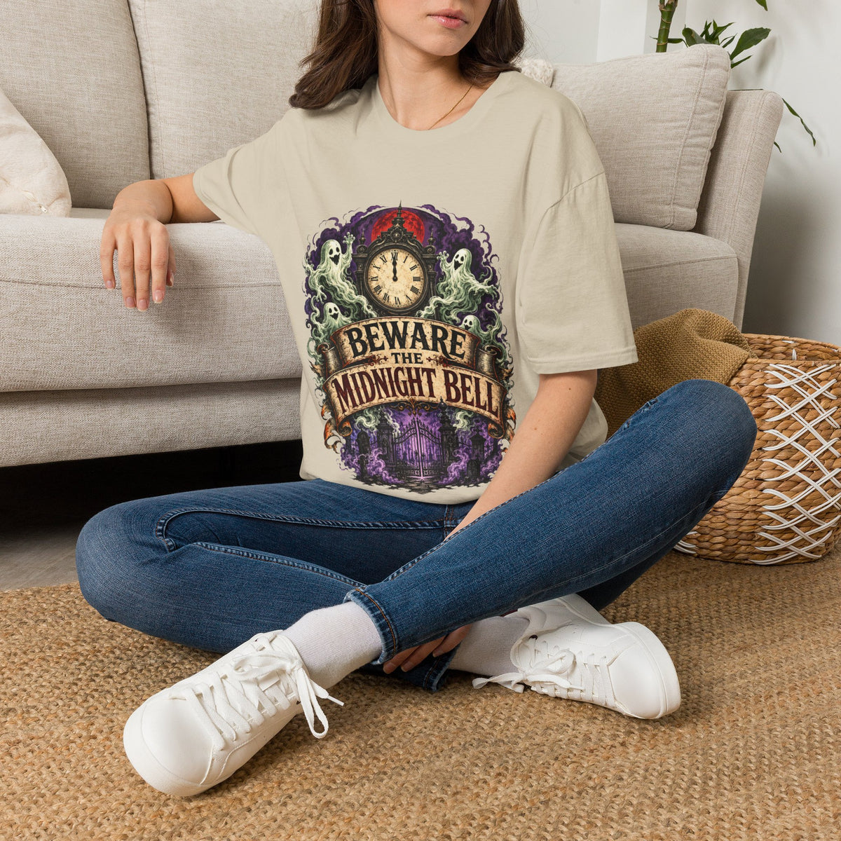 Halloween Beware Of Midnight Unisex Softstyle T-Shirt