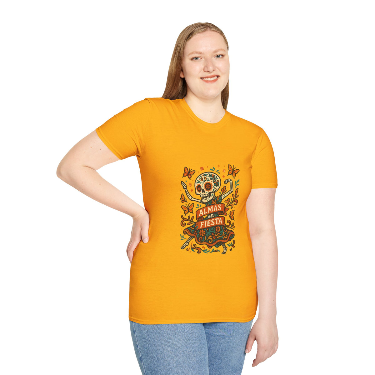 Day of the Dead Fiesta T-Shirt — Calavera Skull with 'Día de Fiesta' Design - Trending Now - October 2026