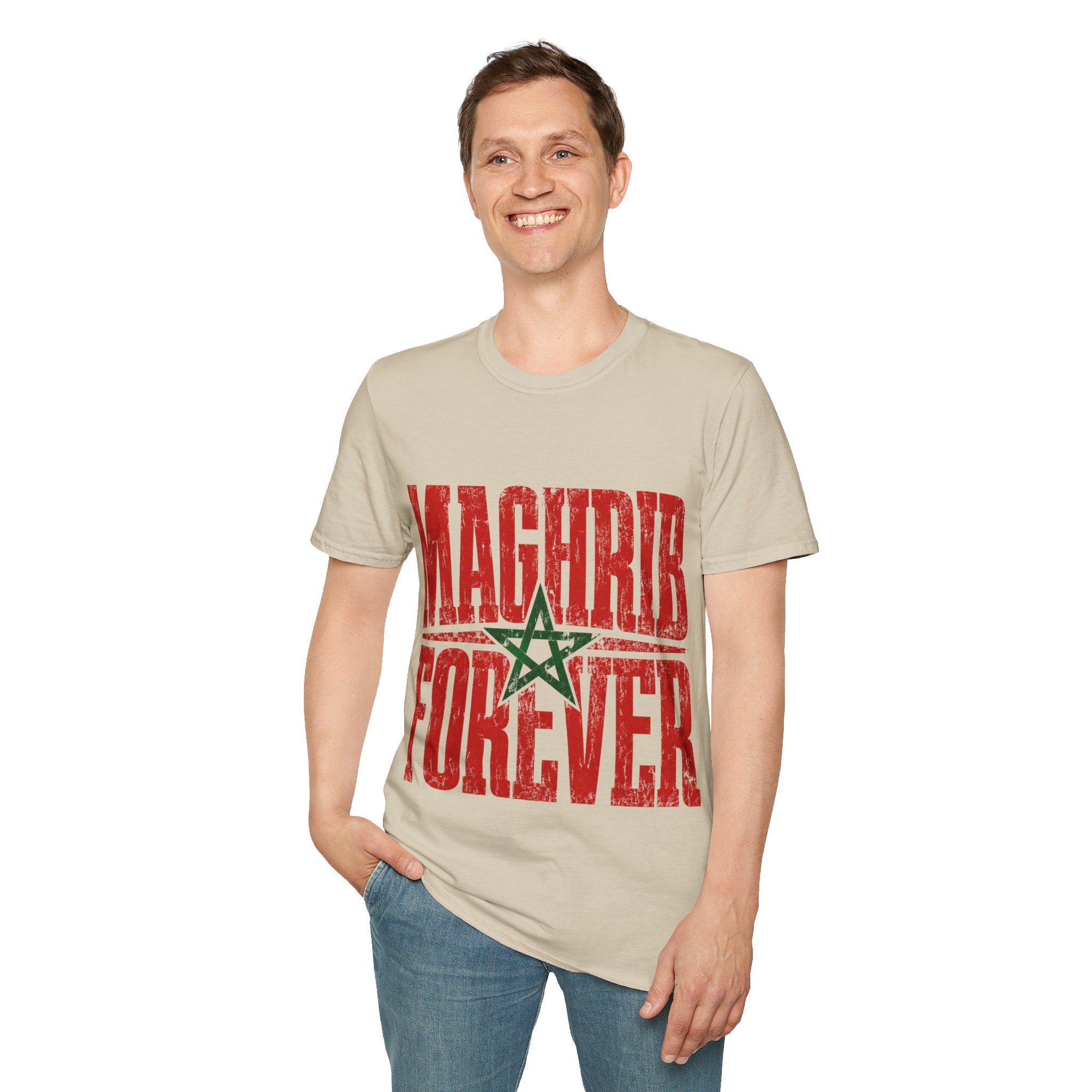Morocco T-Shirt — Maghrib Forever Moroccan Flag Graphic Tee