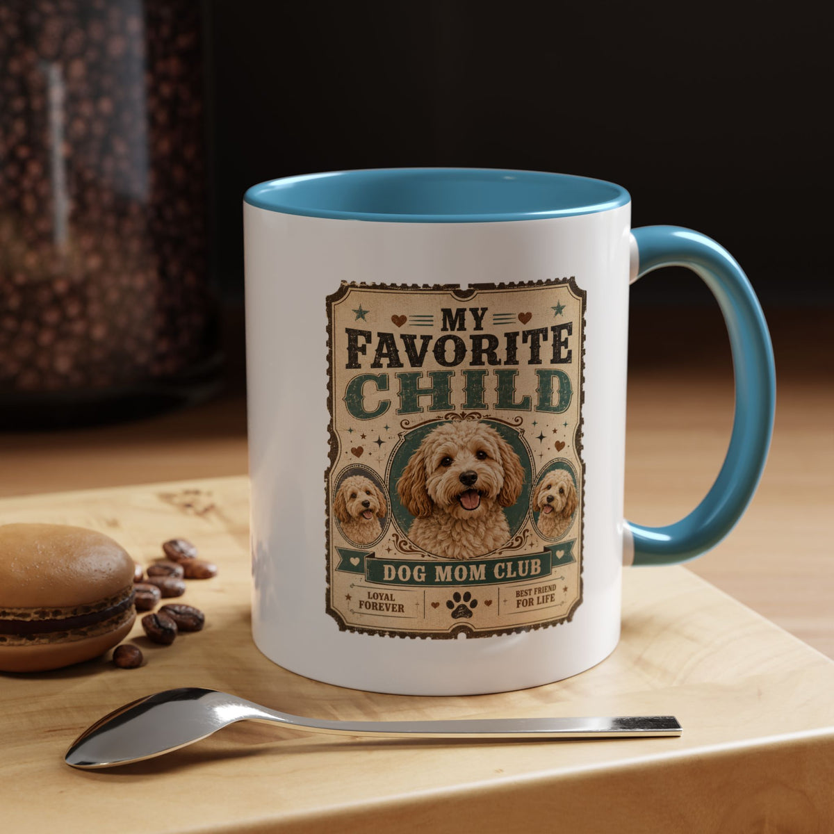 Milo Bailey Dog Dad Mom My Favorite Child Dog Mom Coffee Mug — Funny Dog Mom Gift