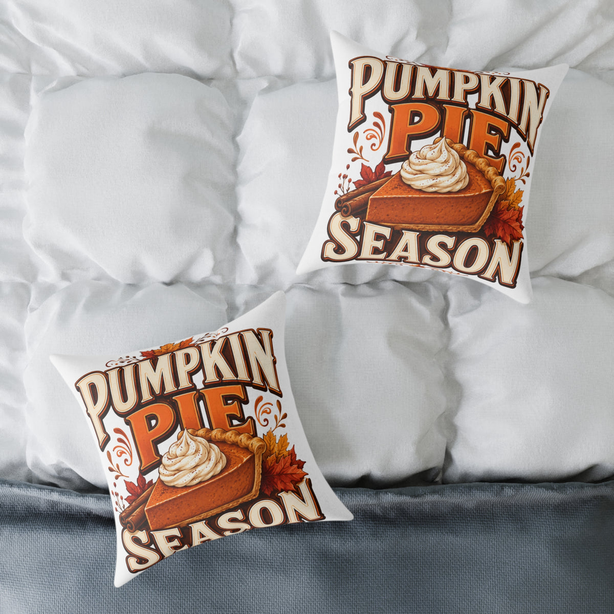Thanksgiving Pumpkin Pie Season Throw Pillow