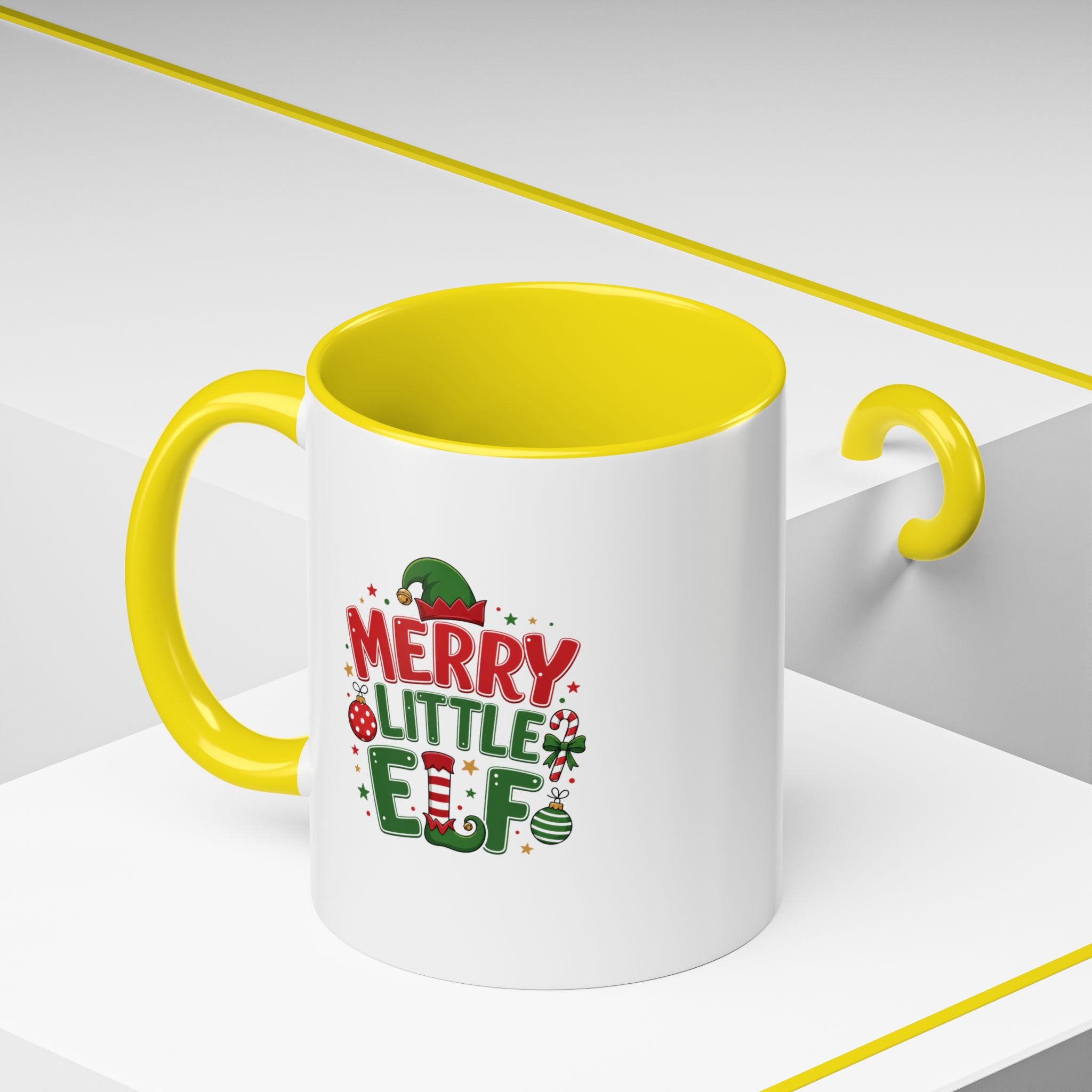 Accent Coffee Mug Merry Little Elf