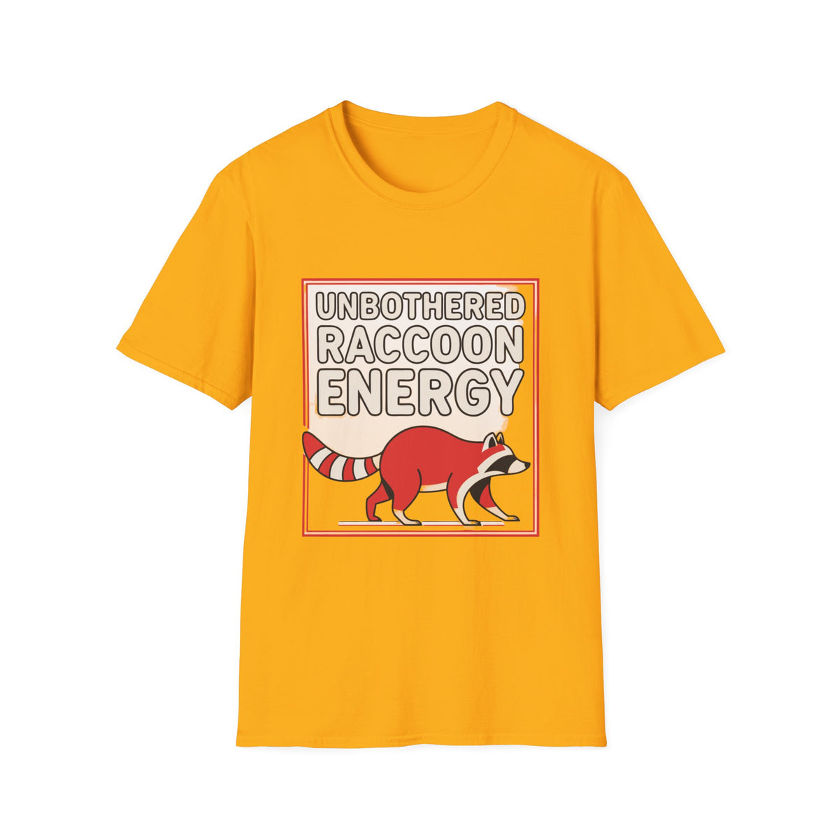 Raccoon T-Shirt — "Unbothered Raccoon Energy" Retro Graphic Tee - Trending Now - August 2026