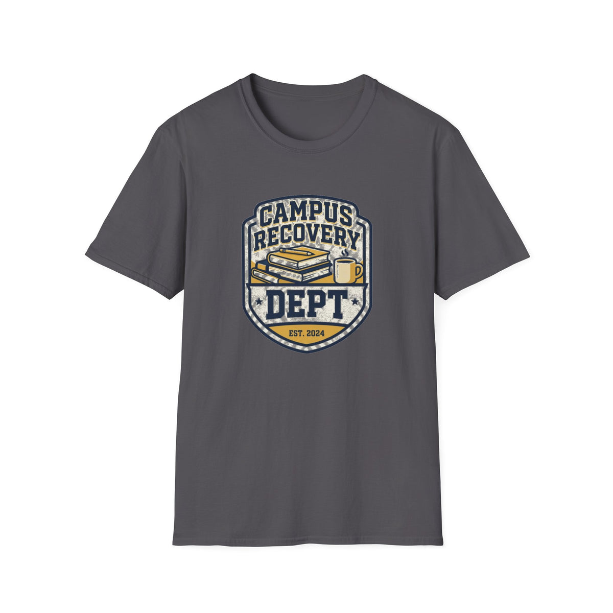Campus Recovery Dept. T-Shirt — Collegiate Support Logo Tee - Trending Now - August 2026