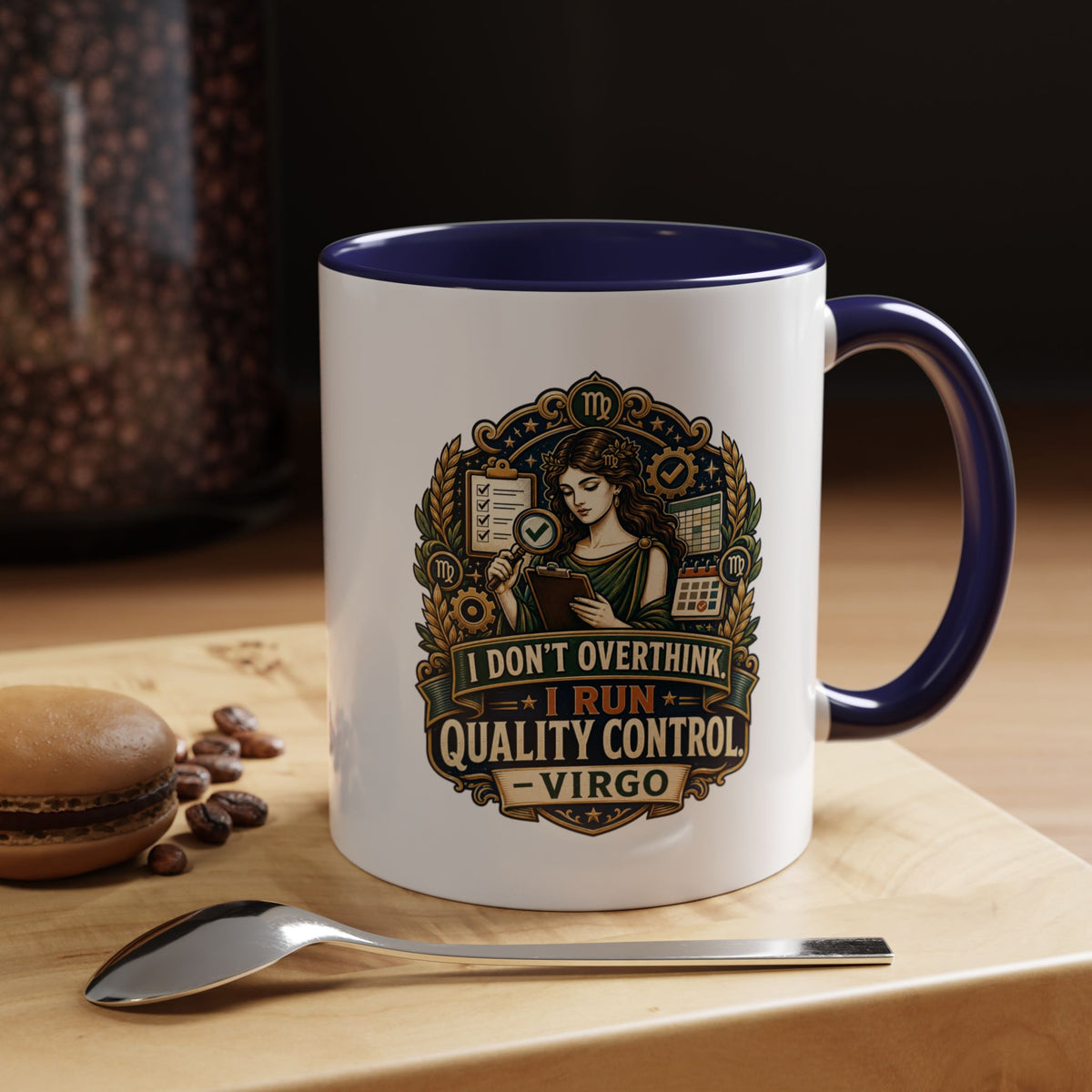 Zodiac Virgo Accent Coffee Mug