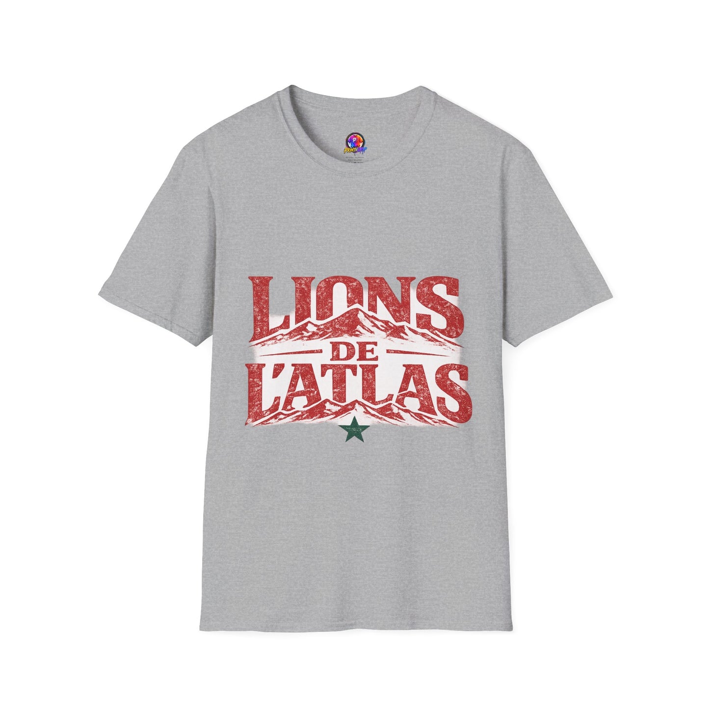 Morocco Lions de Atlas T-Shirt — Vintage Moroccan Atlas Mountain Graphic Tee