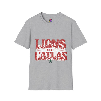 Morocco Lions de Atlas T-Shirt — Vintage Moroccan Atlas Mountain Graphic Tee