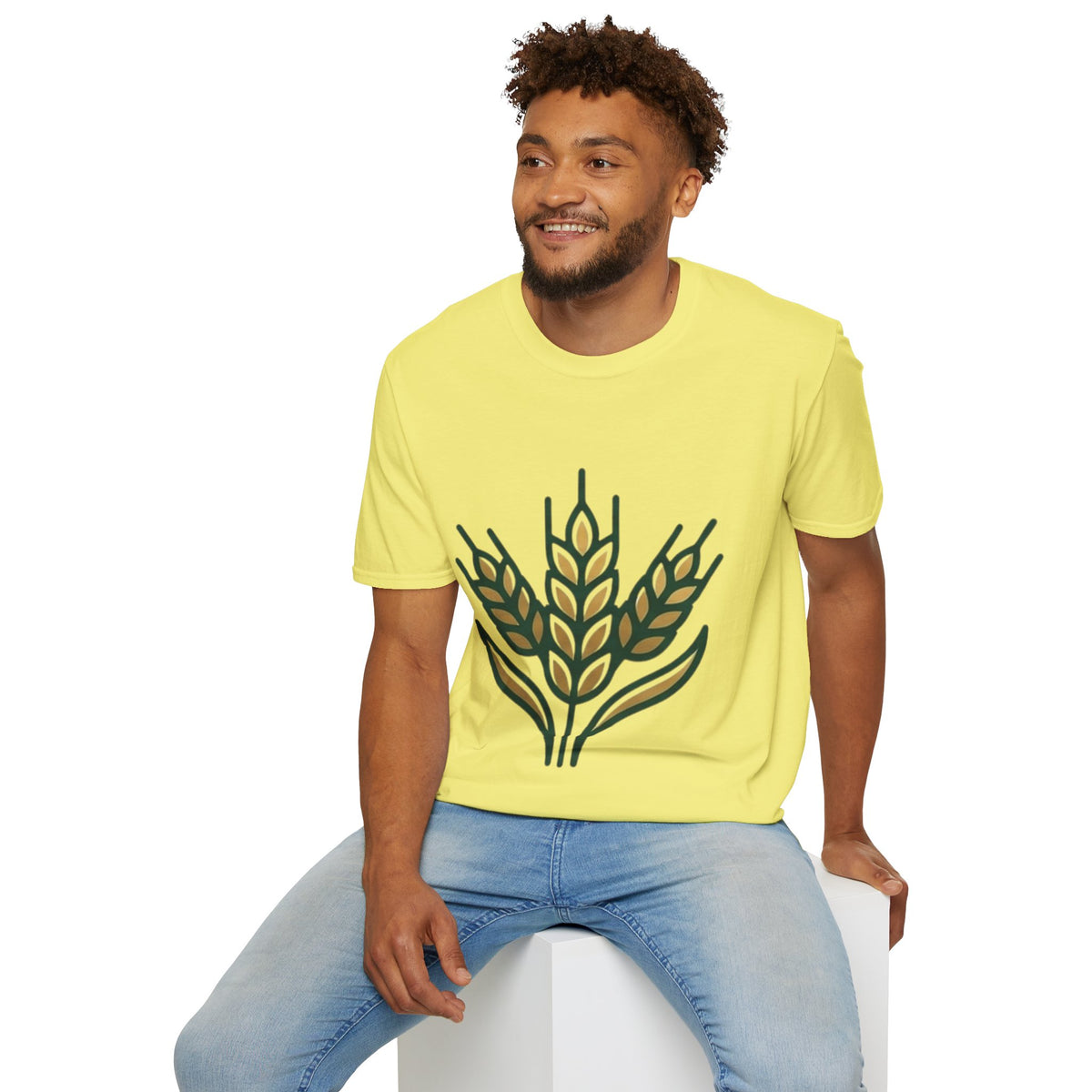 Virgo Zodiac Wheat Graphic T-Shirt