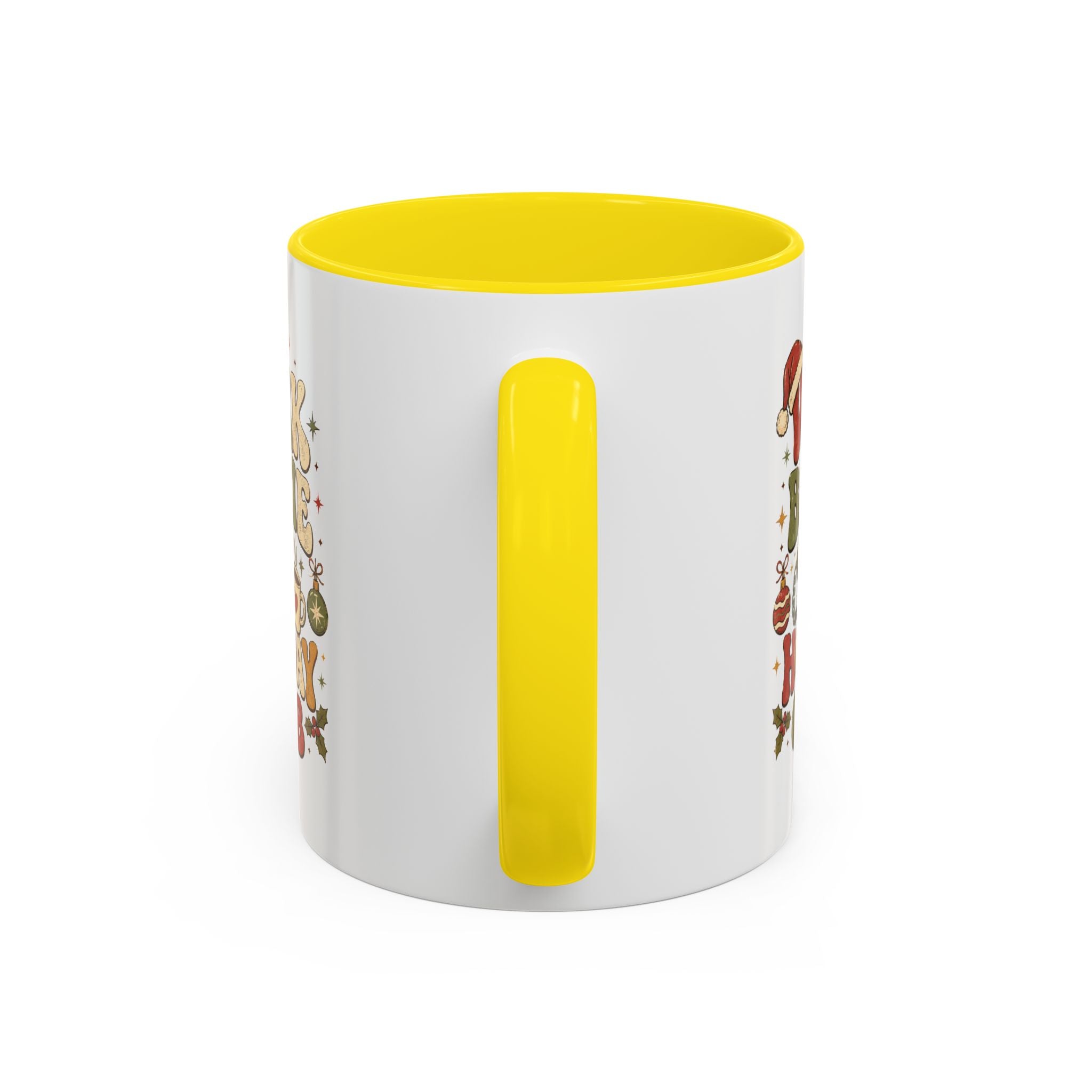 Modern Day Christmas Work Bestie Holiday Club Coffee Mug — Retro Christmas Accent Mug