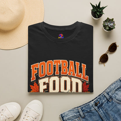 Football Food Family T-Shirt — Thanksgiving Tailgate Tee for Fans
