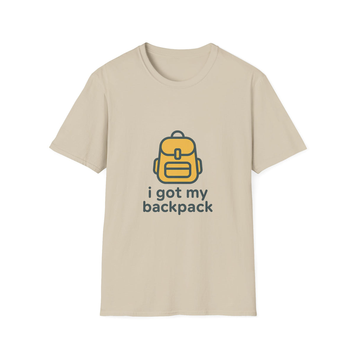 Minimalist Backpack Graphic T‑Shirt – Cute Tiny Backpack Logo Tee - Trending Now - August 2026