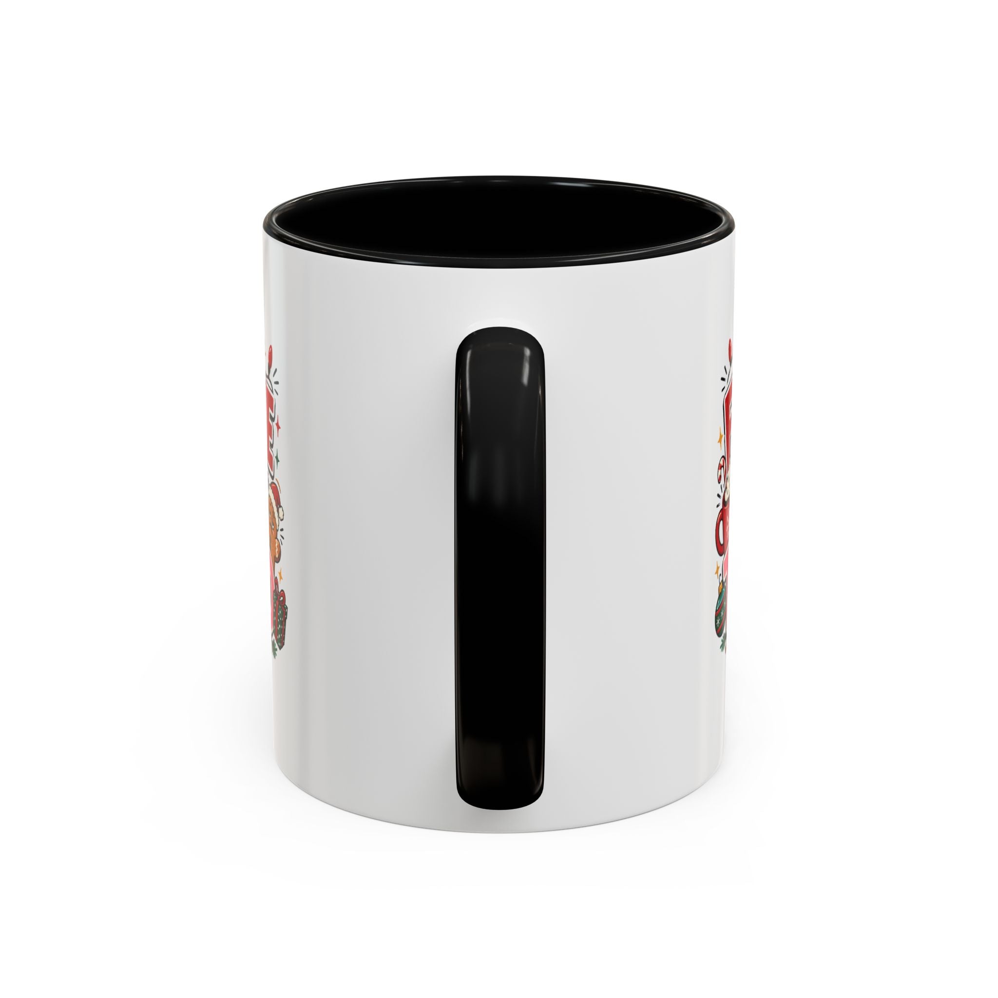 Modern Day Christmas Festive But Tired Accent Coffee Mug — Funny Christmas Holiday Coffee Cup (11/15 oz)