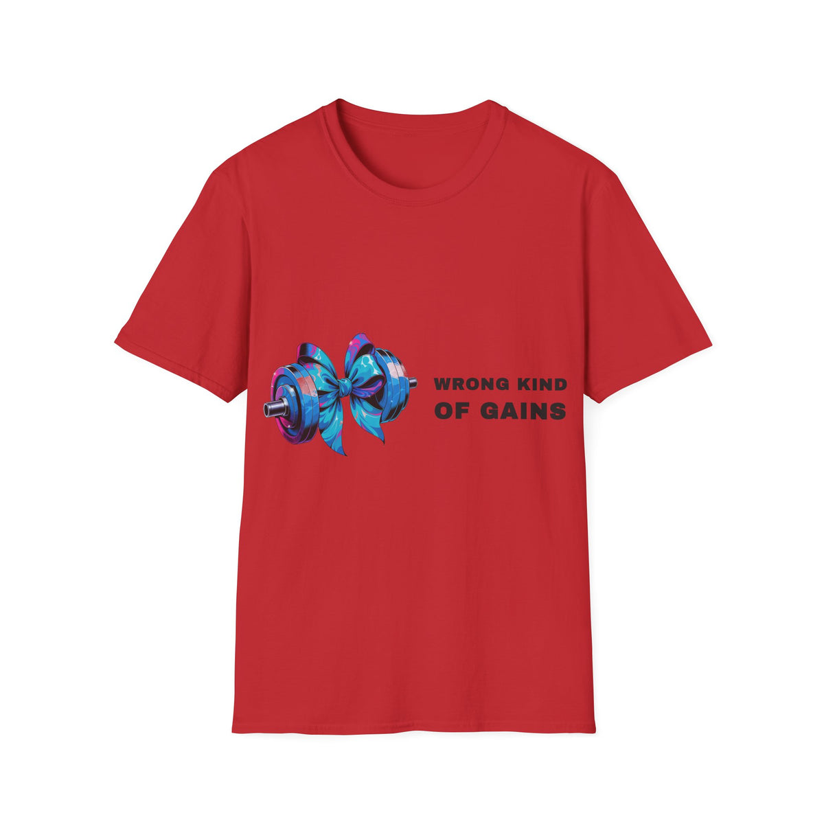 Gym Motivational T-Shirt — “Wrong Kind of Gains” Dumbbell Workout Tee - Trending Now - September 2026