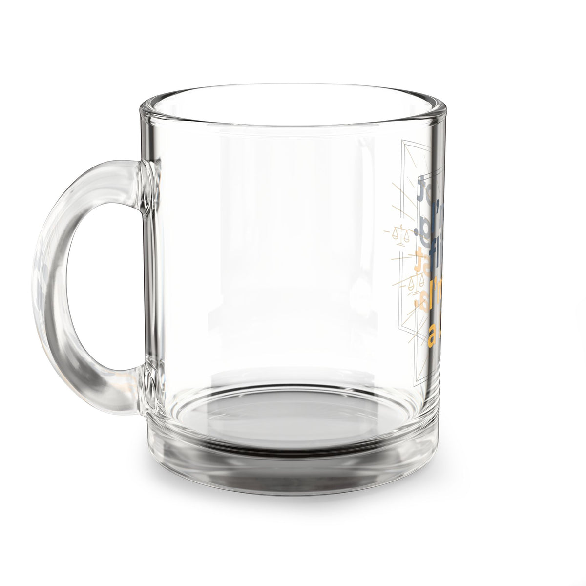 Libra Glass Mug — "I’m Not Flirting, I’m Just a Libra" 10oz Astrology Coffee Cup