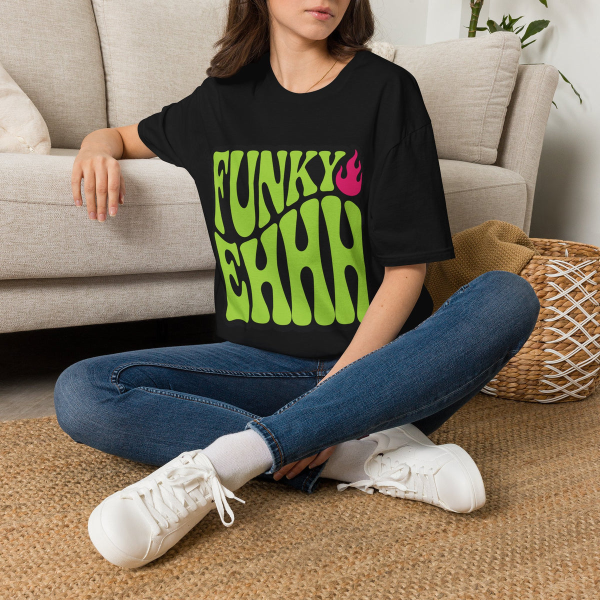 Funky Chili T-Shirt — Retro Psychedelic Green Flame Graphic Tee - Trending Now - August 2026