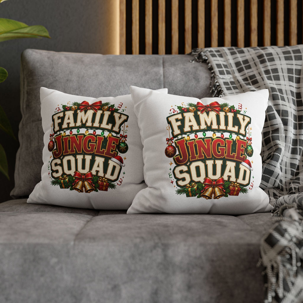 Christmas Pillowcase Family Jingle Squad Christmas Pillowcase