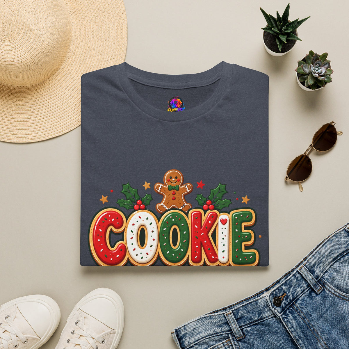 Cookie Crew T-Shirt — Christmas Gingerbread Holiday Tee