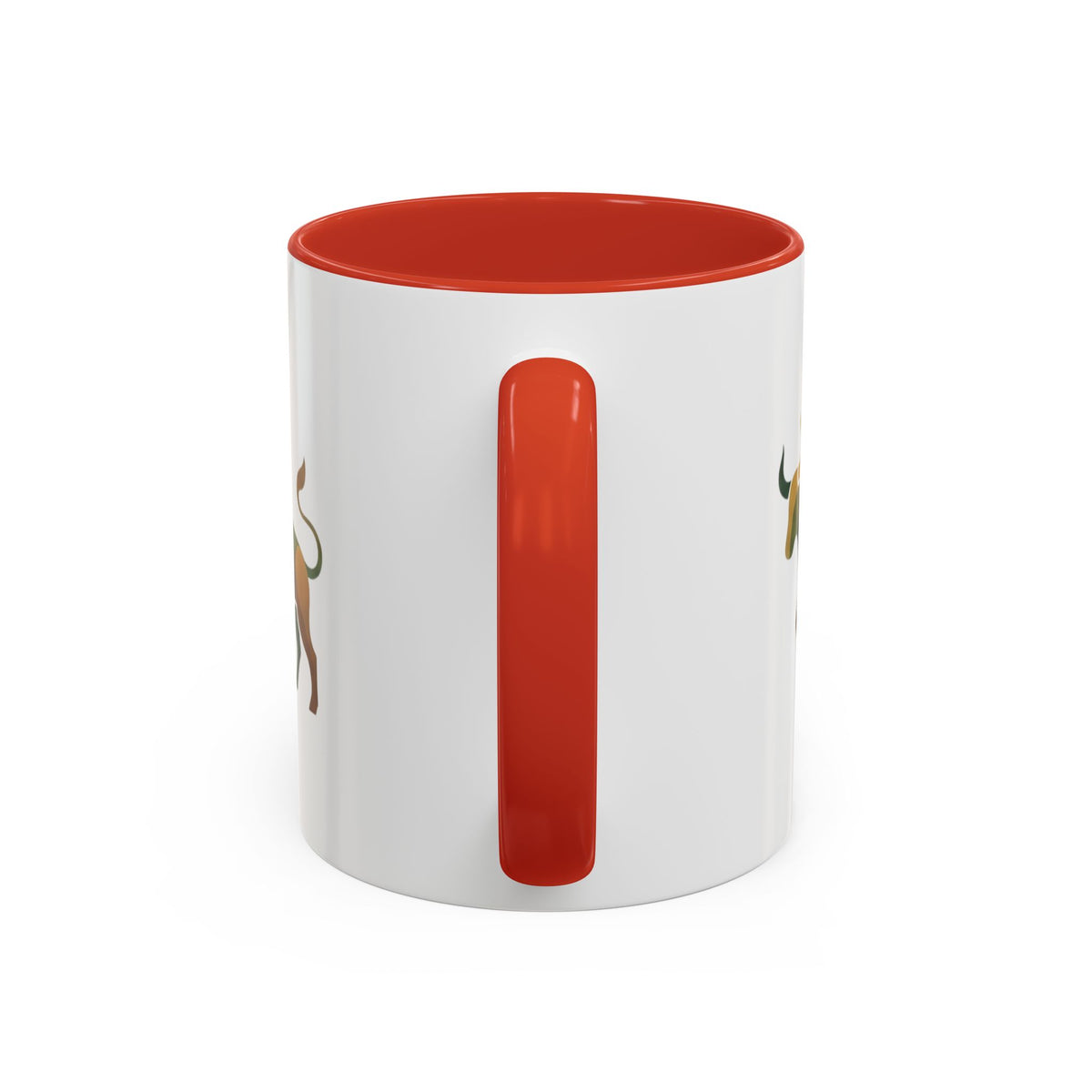 Taurus Geometric Bull Accent Coffee Mug — Taurus Zodiac Gift