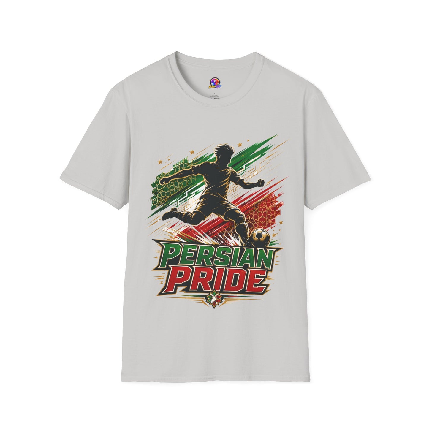 Iran Persian Pride Soccer Tee — Iranian Football Fan T-Shirt