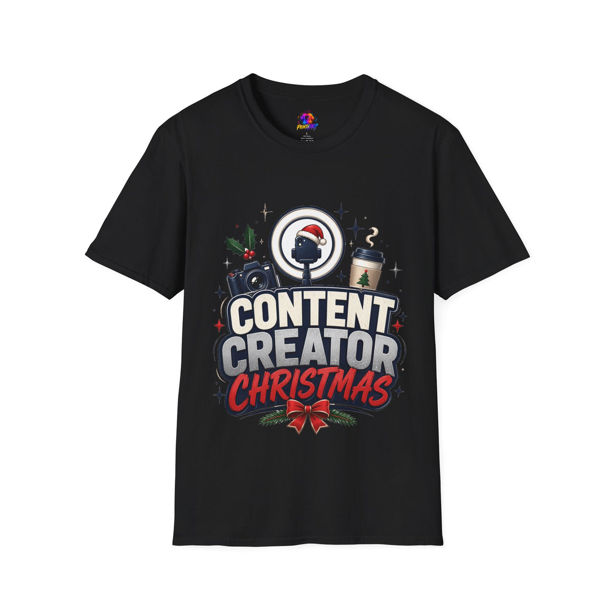 Content Creator Christmas T-Shirt
