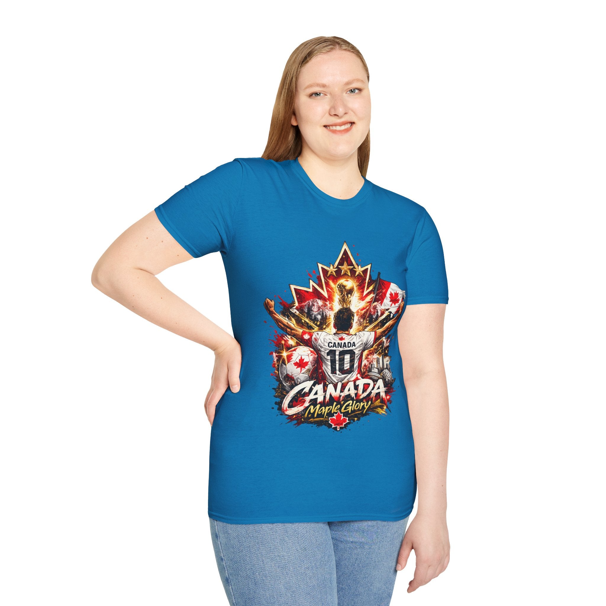 Canada Maple Glory T‑Shirt — Vintage Canadian Maple Leaf Graphic Tee
