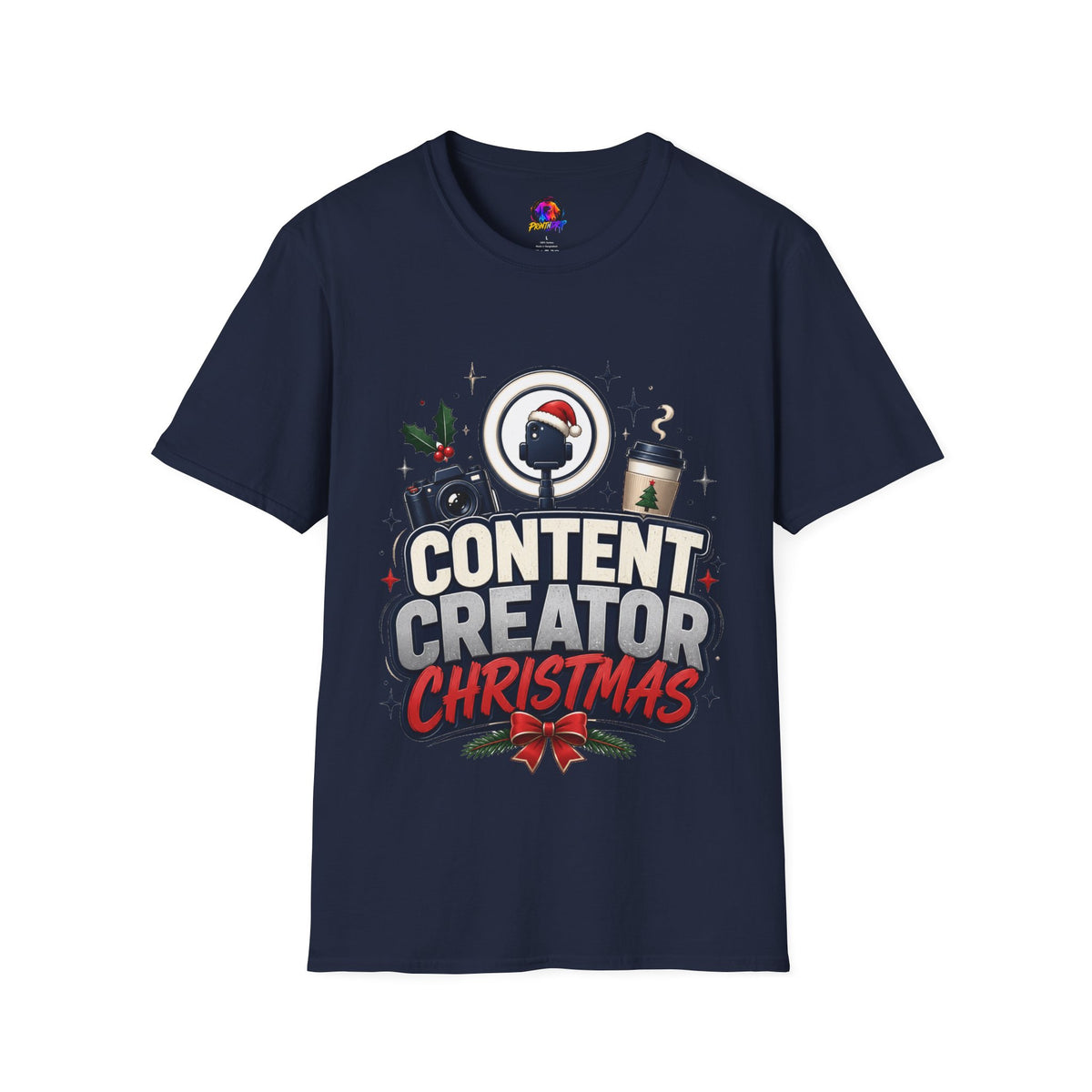 Content Creator Christmas T-Shirt