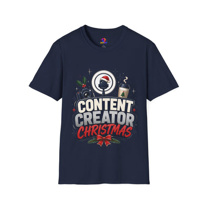 Content Creator Christmas T-Shirt