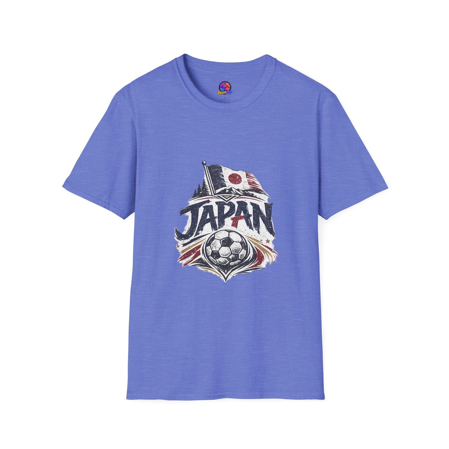 Japan Soccer T-Shirt – Vintage Flag & Crest Football Tee
