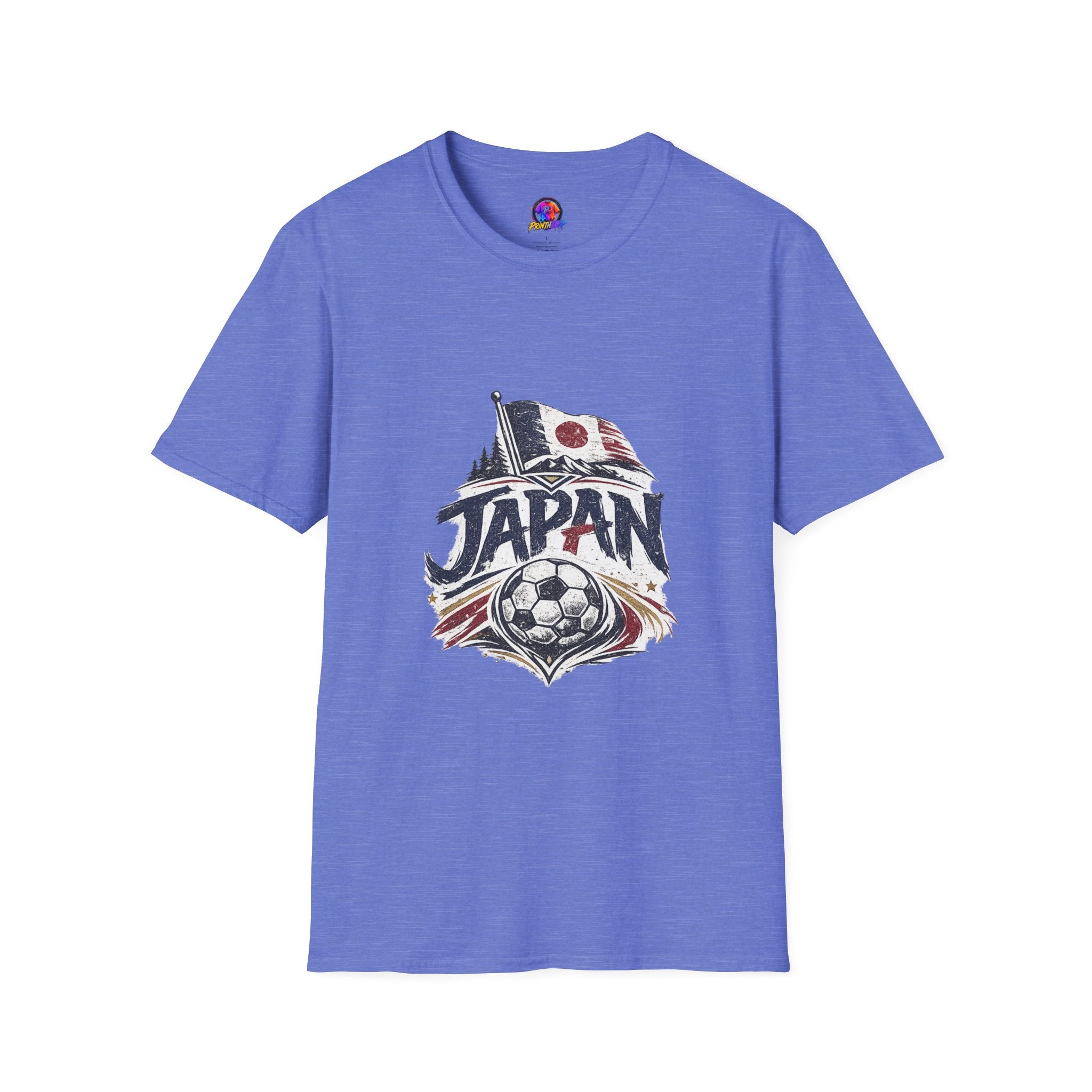 Japan Soccer T-Shirt – Vintage Flag & Crest Football Tee