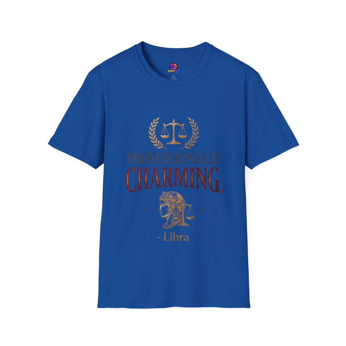 Professionally Charming Libra T-Shirt — Zodiac Scales Astrology Tee