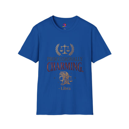 Professionally Charming Libra T-Shirt — Zodiac Scales Astrology Tee