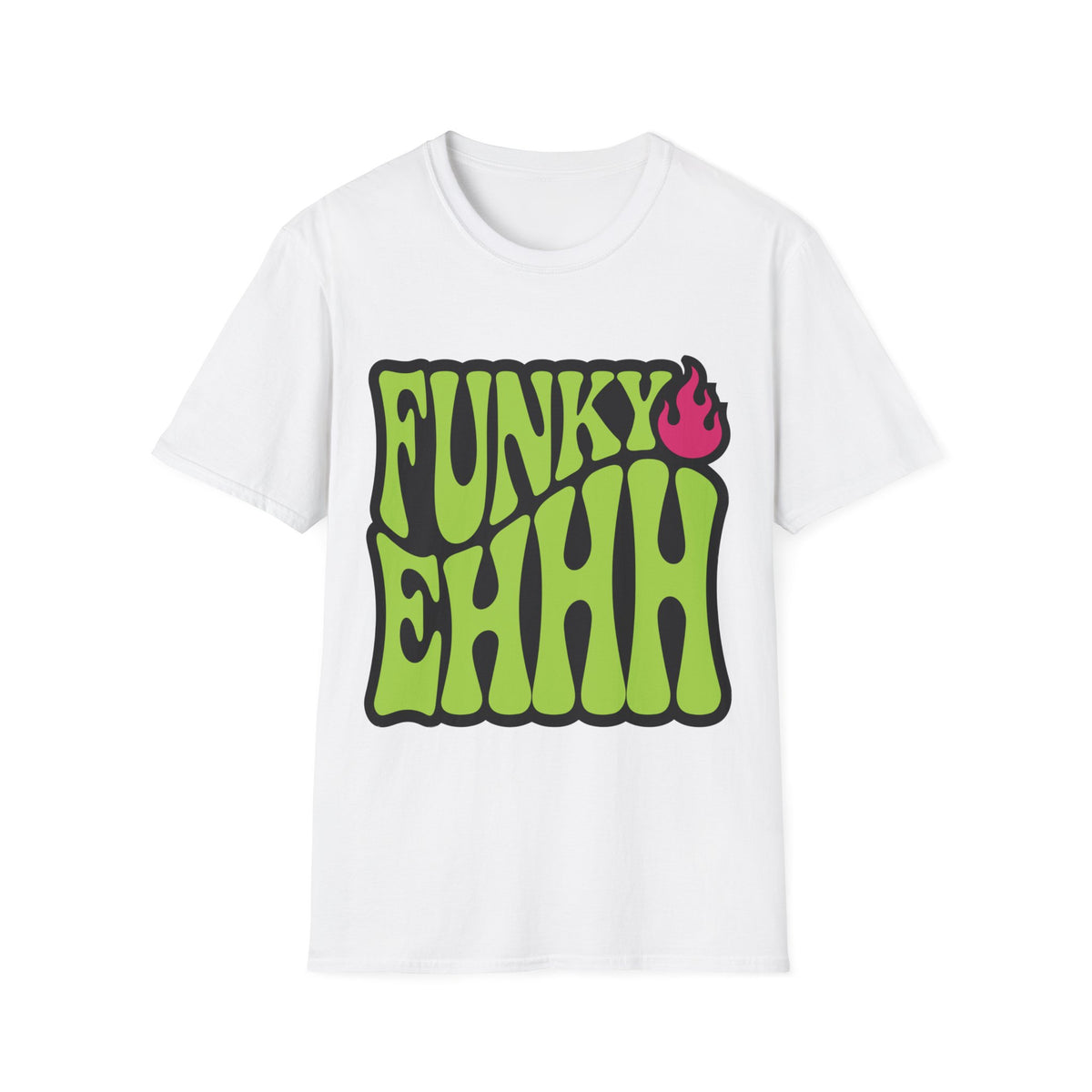 Funky Chili T-Shirt — Retro Psychedelic Green Flame Graphic Tee - Trending Now - August 2026