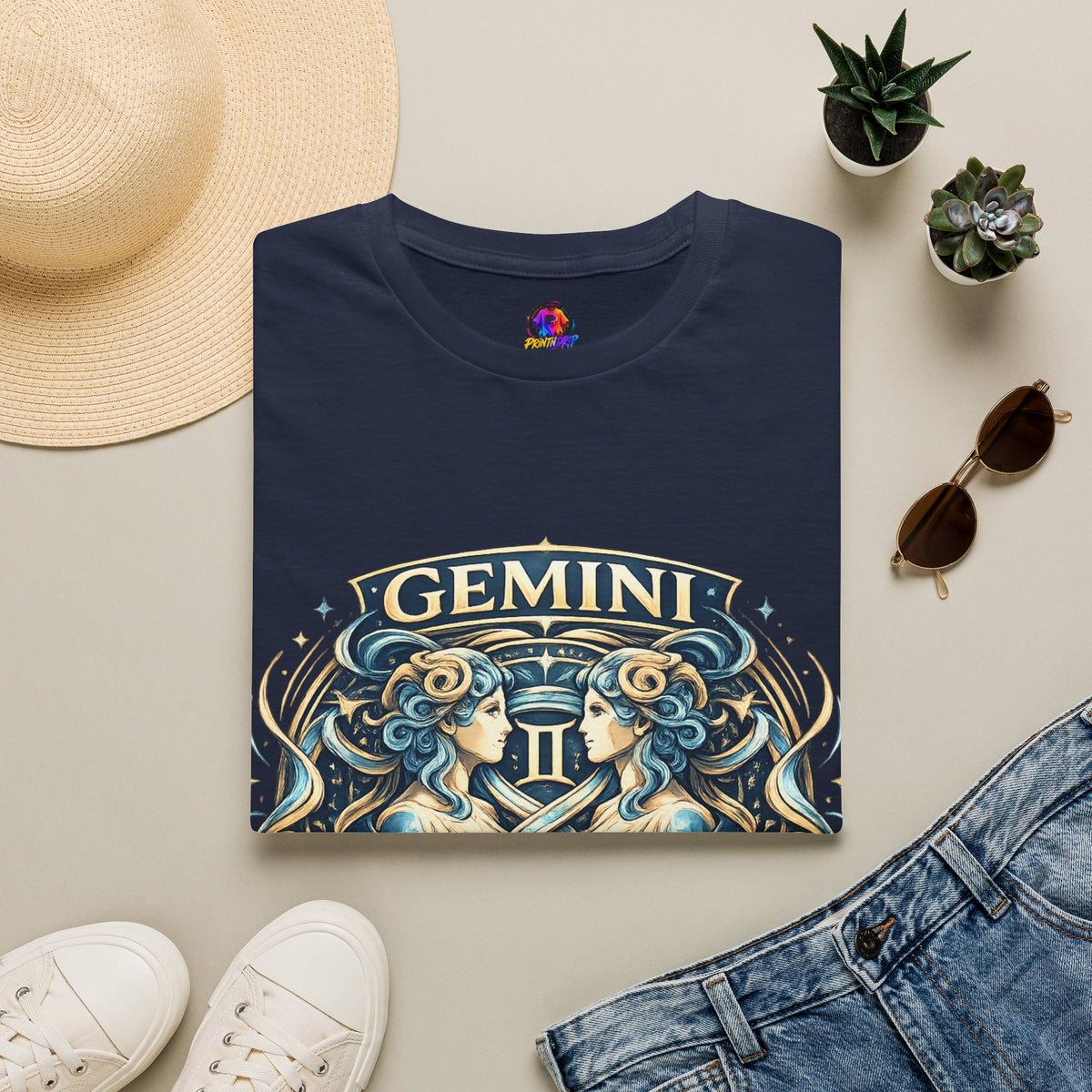 Zodiac  Gemini Unisex Softstyle T-Shirt