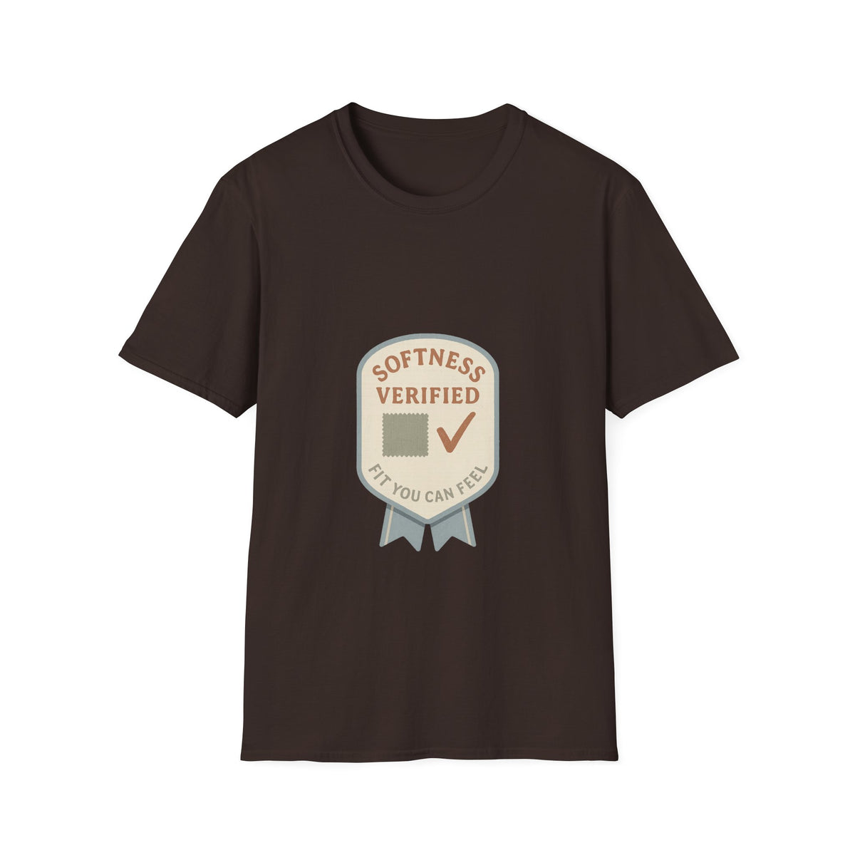 Softness Verified Badge T-Shirt — Cozy Comfort Graphic Tee - Trending Now - October 2026