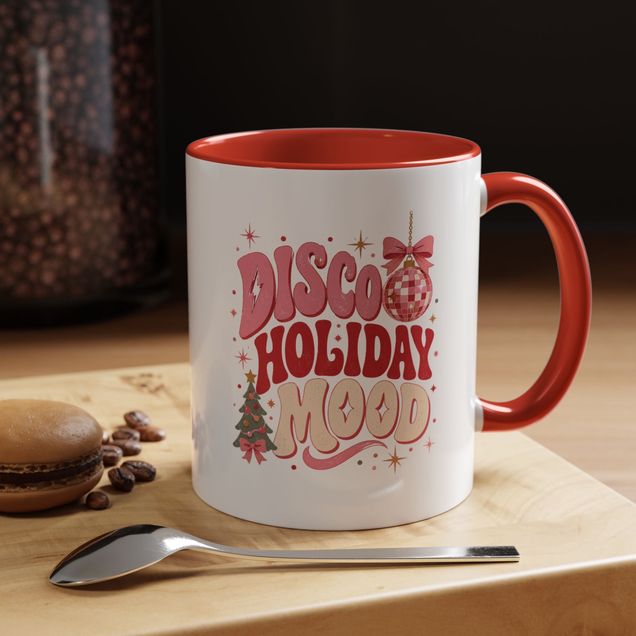 Modern Day Christmas Disco Holiday Mood Coffee Mug