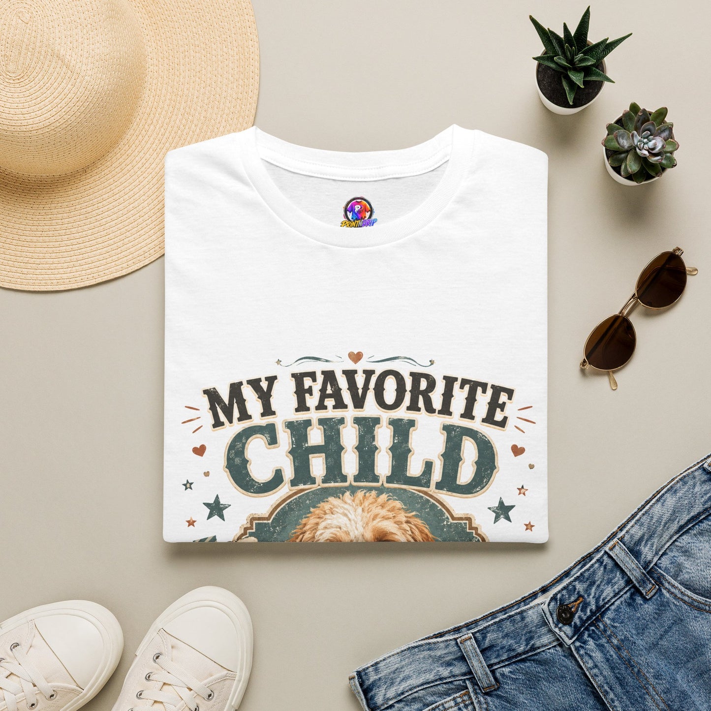 My Favorite Child Dog Mom T-Shirt
