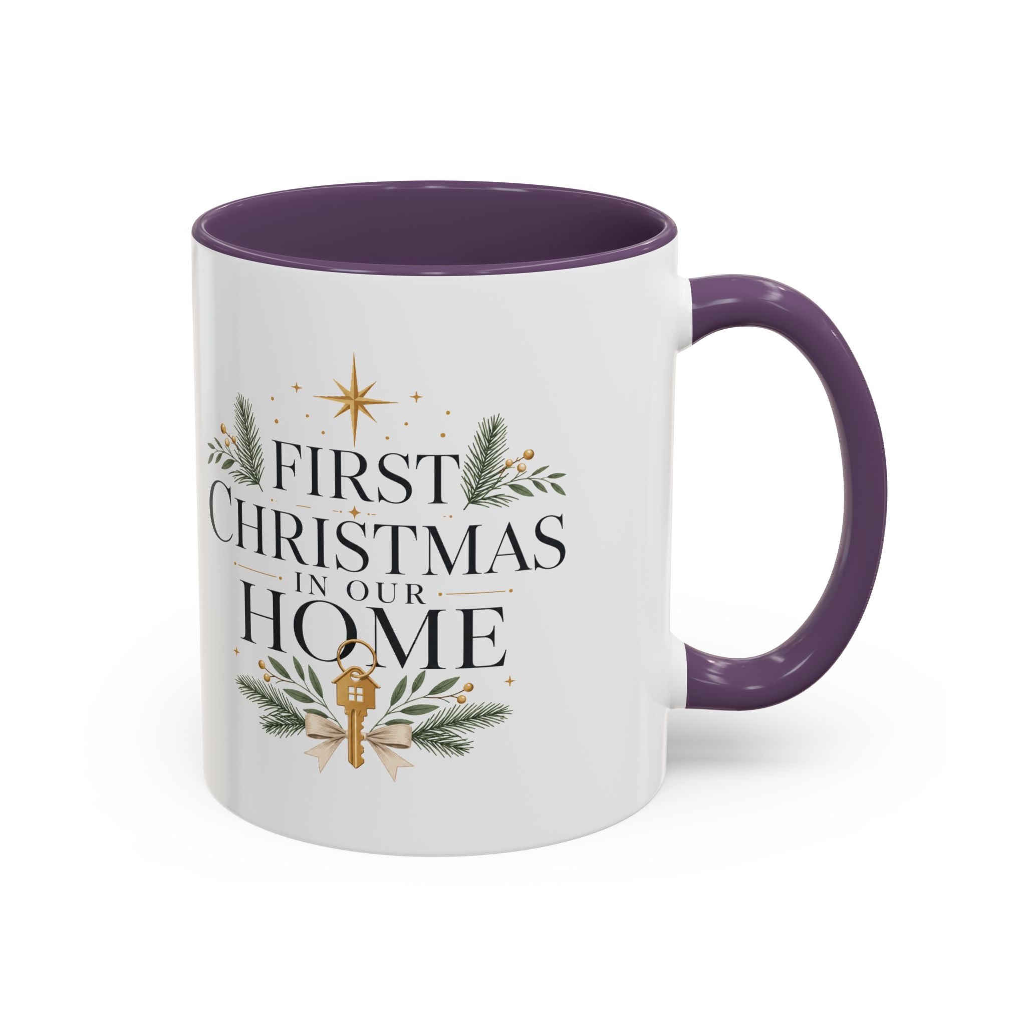 Christmas First Christmas in Our Home Accent Coffee Mug – Holiday Keepsake