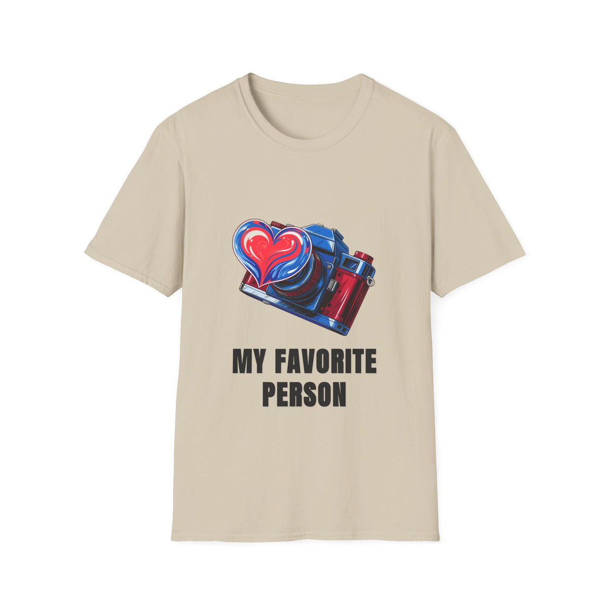 My Favorite Person Camera Heart T-Shirt — Photography Lover Graphic Tee - Trending Now - August 2026