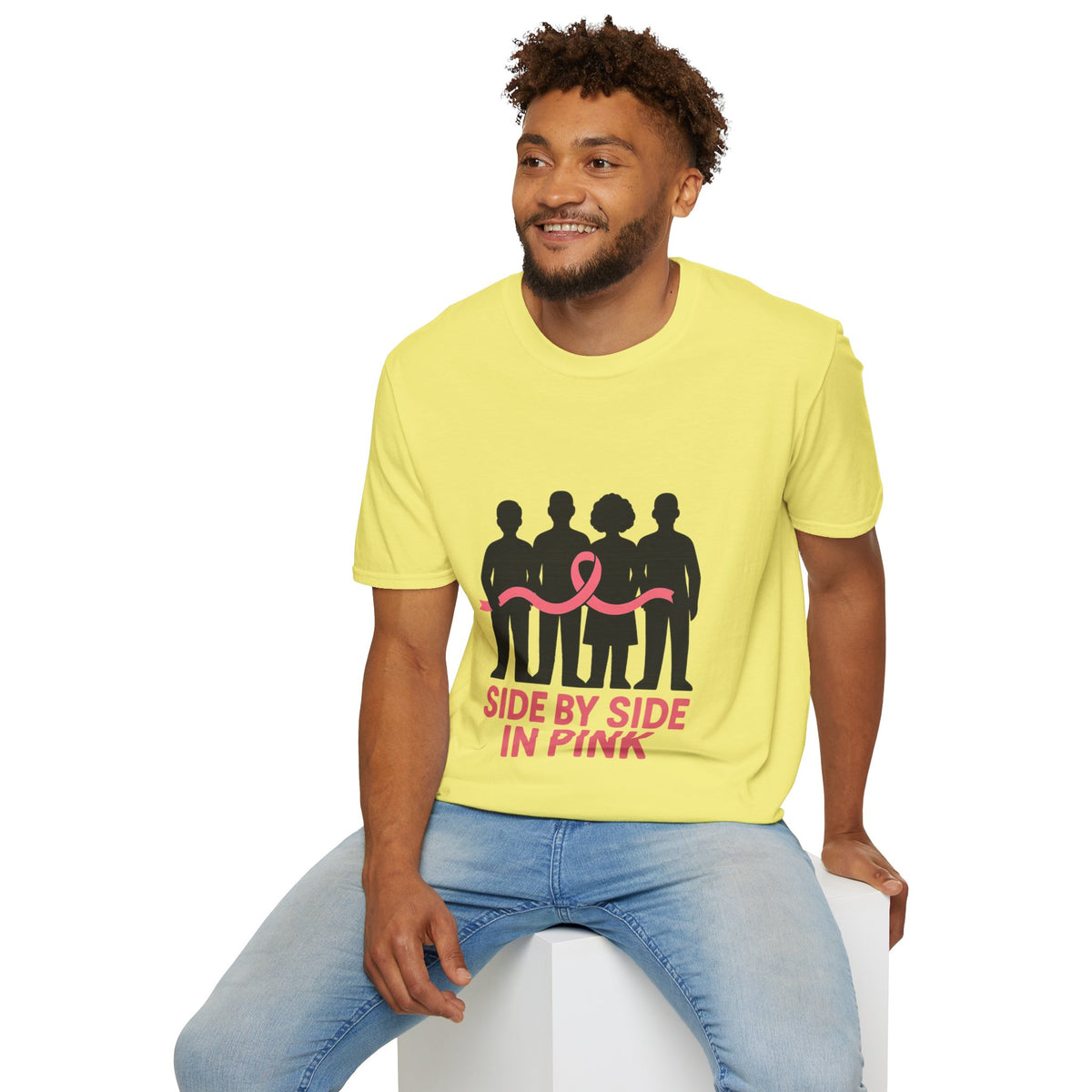 Side by Side in Pink Breast Cancer Awareness T-Shirt - Trending Now - October 2026